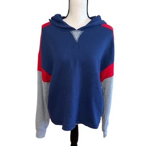 Project Social T Blue Red & Grey Hoodie